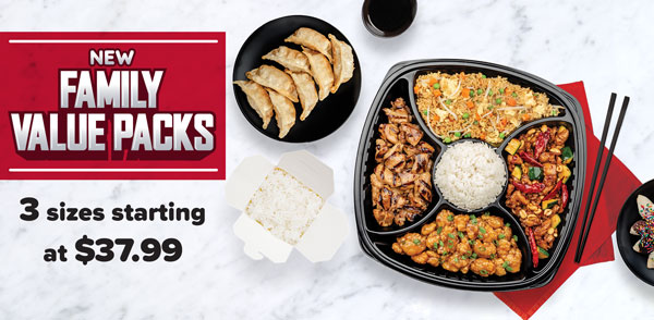 NEW Family Value Packs!