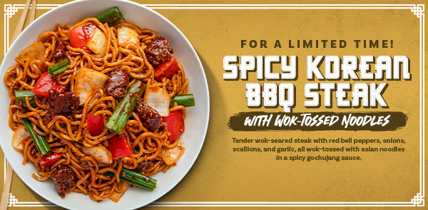 Spicy korean BBQ Steak